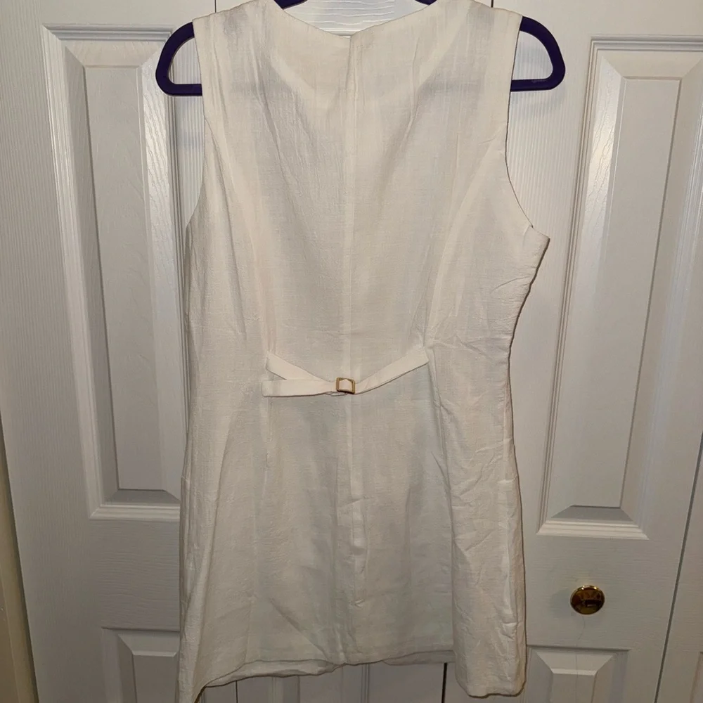 NWT - Commense - Cotton Button-Front Short Dress - Picture 4 of 4
